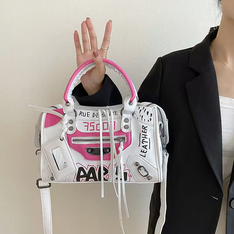 Crossover Purses Graffiti Handbag