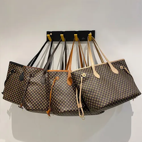 colecction of large tote handbags