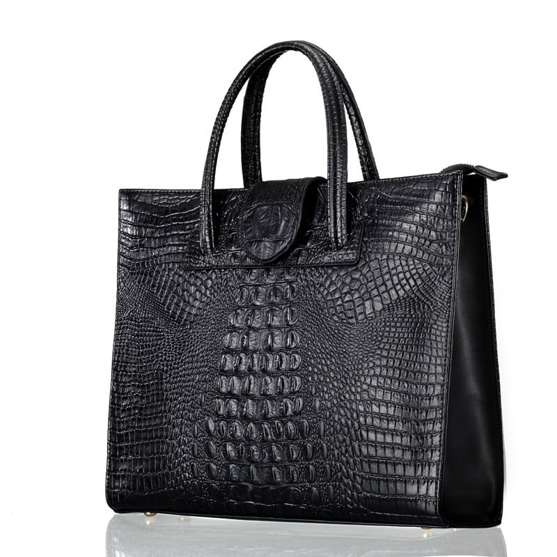 Croc Skin Purse Tote Bags For Women - Ewins