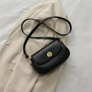 Leather Pouch Crossbody Saddle Handbags