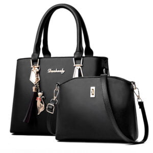 fashion satchel handbag black