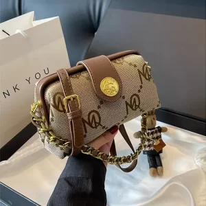 Cross Body Handbags Clutch Bag Chain Straps Saddle Purse