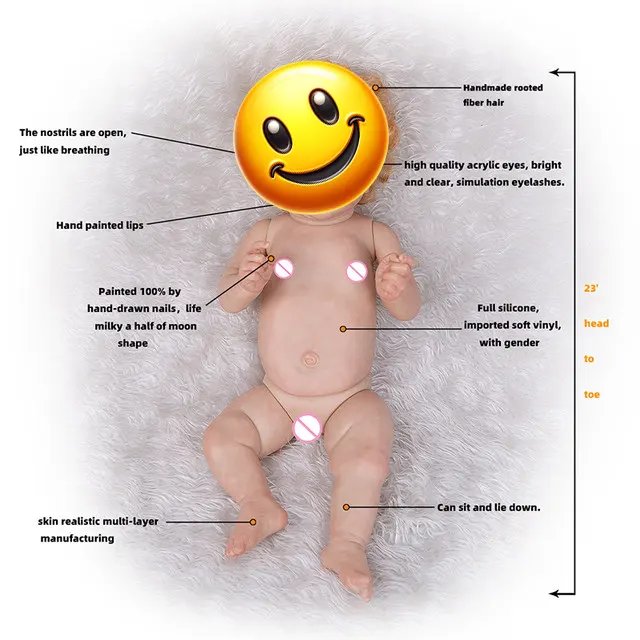 full body silicone reborn doll